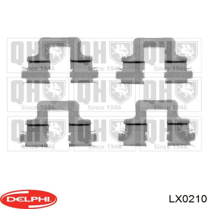 Пружинна засувка супорту Delphi LX0210