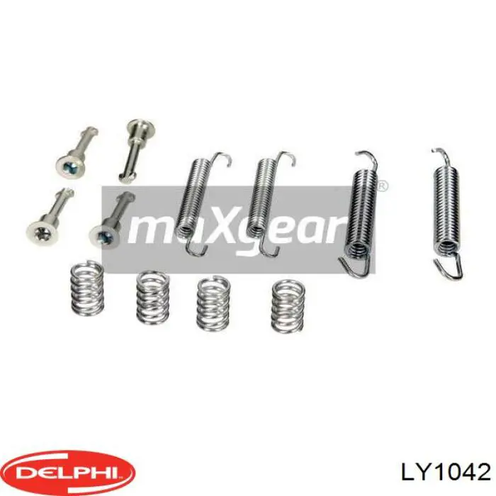 Монтажний комплект задніх барабанних колодок Delphi LY1042 ціна, від 8.60 USD