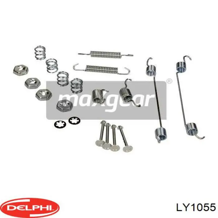 Монтажний комплект задніх барабанних колодок Delphi LY1055 ціна, від 5.20 USD