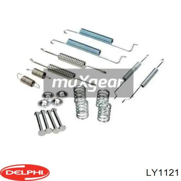 Монтажний комплект задніх барабанних колодок Delphi LY1121 ціна, від 6.08 USD