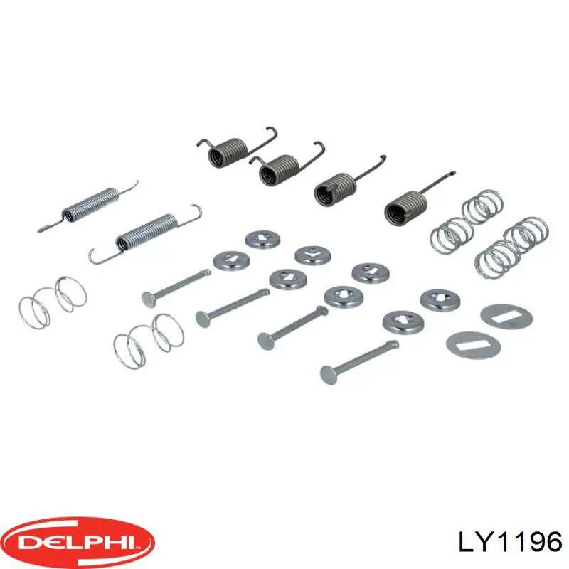 LY1196 Delphi монтажний комплект задніх барабанних колодок