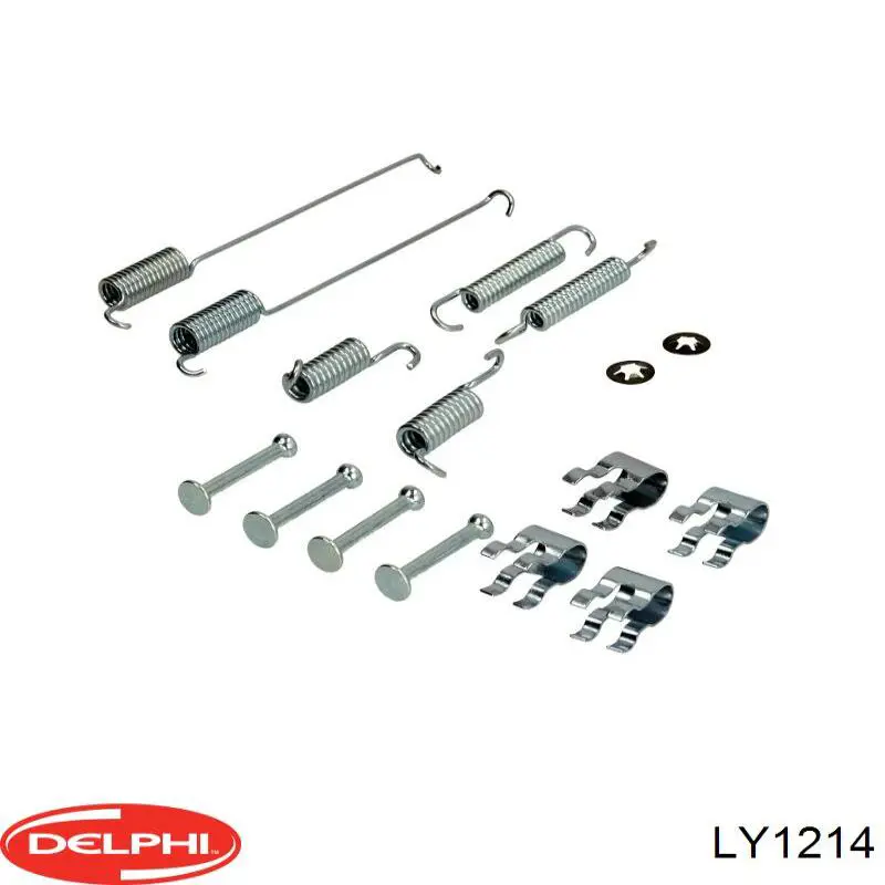 Купити LY1214 Delphi Ремкомплект гальмівних колодок