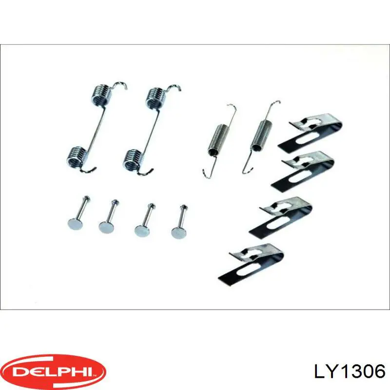 Купити LY1306 Delphi Монтажний комплект задніх барабанних колодок