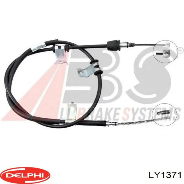 Купити LY1371 Delphi Монтажний комплект задніх барабанних колодок