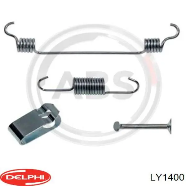 LY1400 Delphi Ремкомплект задніх гальм