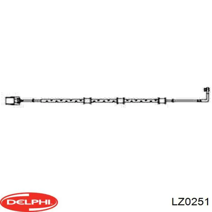 Купити LZ0251 Delphi Датчик зносу гальмівних колодок, задній