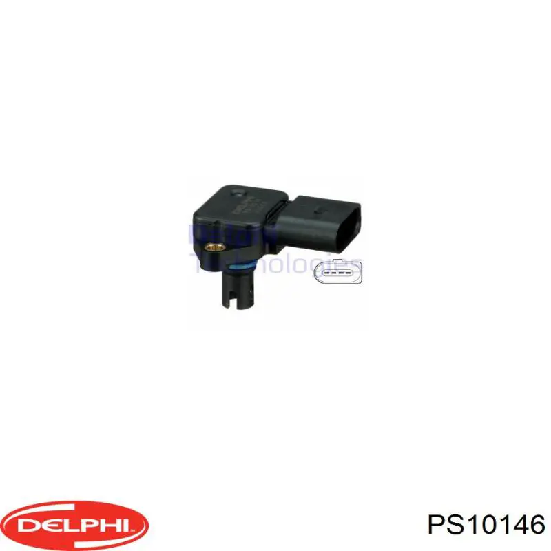 PS10146 Delphi датчик тиску у впускному колекторі, map