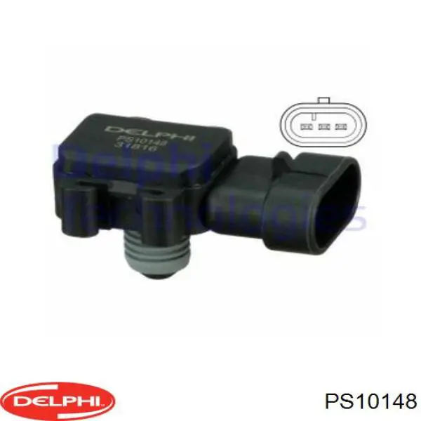 MAP сенсор Delphi PS10148 ціна, від 23.72 USD