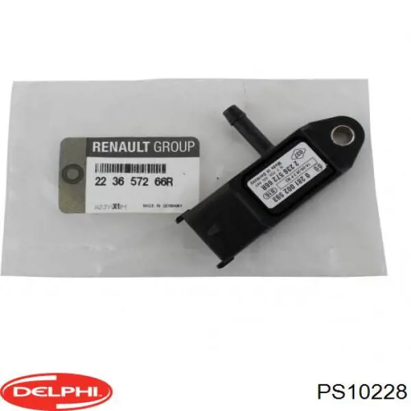 PS10228 Delphi датчик тиску наддуву (датчик нагнітання повітря в турбіну)