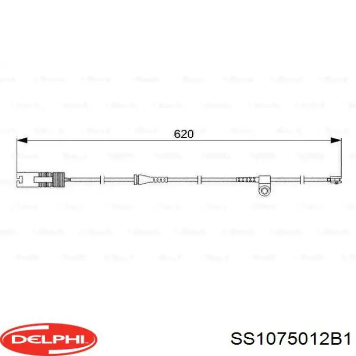Датчик обертів колінвалу Delphi SS1075012B1 ціна, від 15.76 USD
