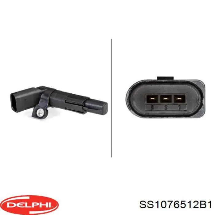 Датчик обертів колінвалу Delphi SS1076512B1 ціна, від 23.39 USD
