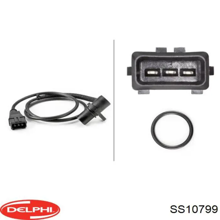 Датчик обертів колінвалу Delphi SS10799 ціна, від 18.70 USD