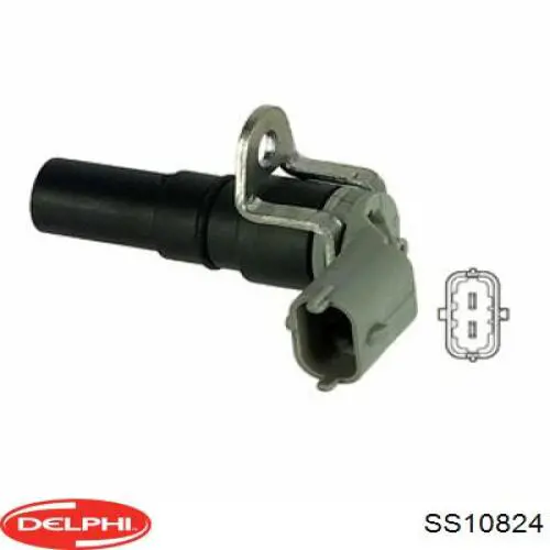 Купити SS10824 Delphi Датчик положення (оборотів) коленвалу