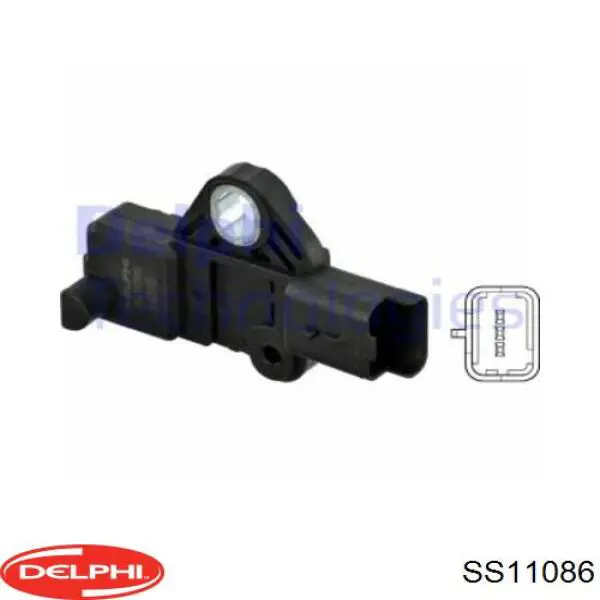 Купити SS11086 Delphi Датчик положення (оборотів) коленвалу