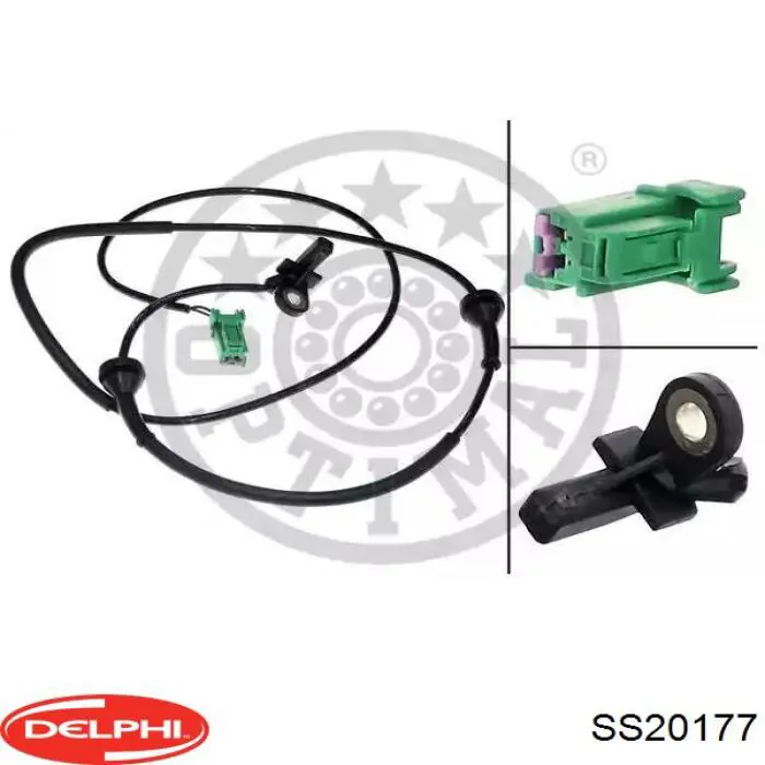 Купити SS20177 Delphi Датчик АБС (ABS) задній, правий