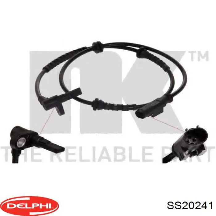 Датчик АБС передній SS20241 Delphi