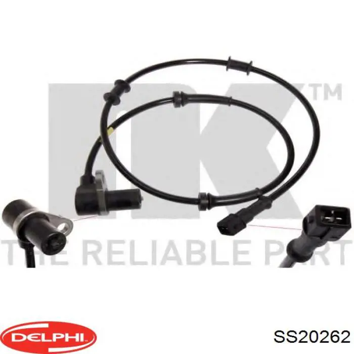 Датчик ABS передній лівий Delphi SS20262 ціна, від 27.66 USD