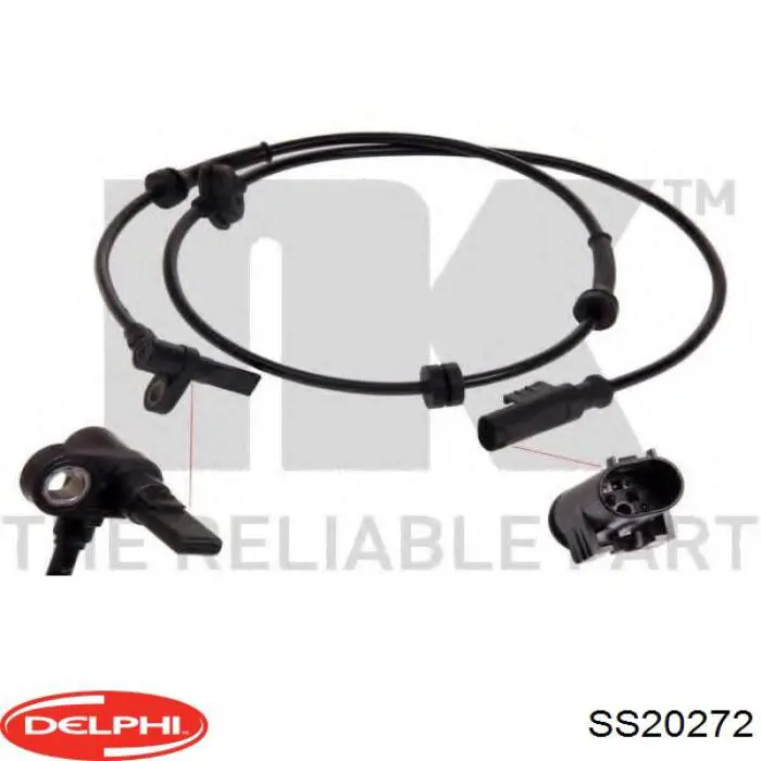 Датчик ABS передній Delphi SS20272 ціна, від 21.90 USD