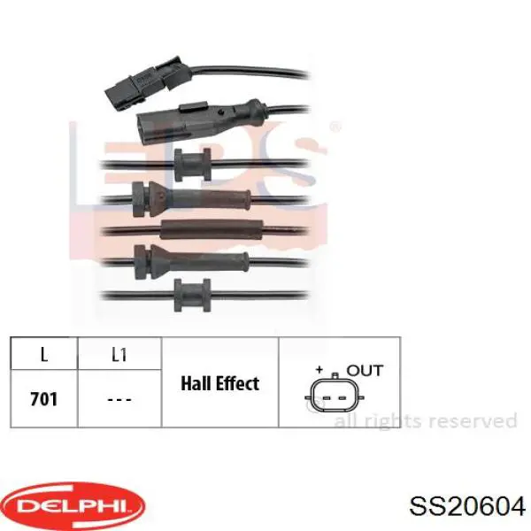 Купити 479500005R Renault (RVI) Датчик АБС (ABS) задній