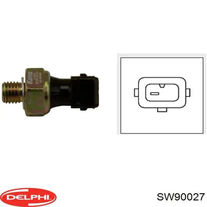 Манометри (показник тиску масла) Delphi SW90027 ціна, від 5.43 USD