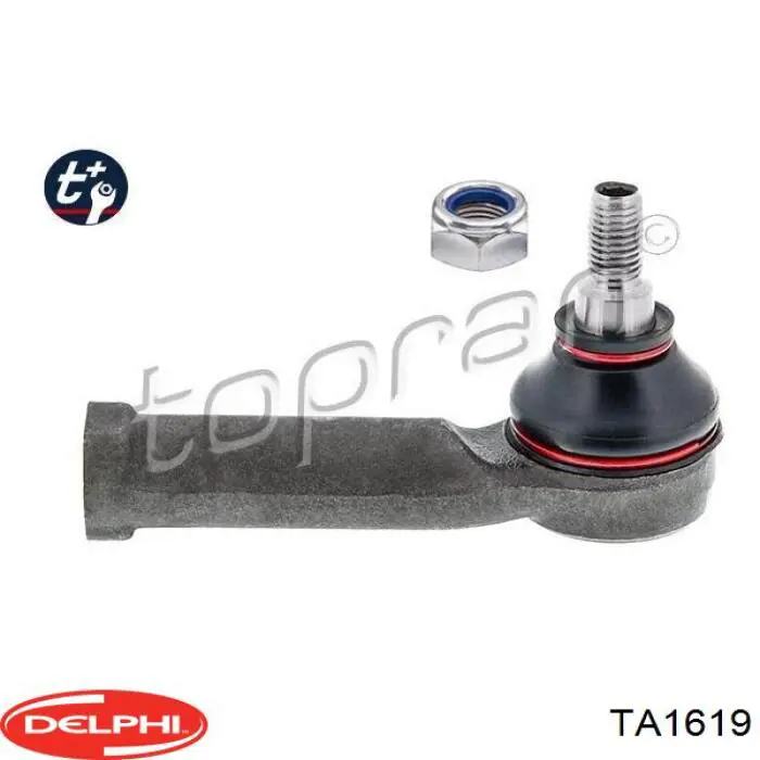 Наконечник рульовий Delphi TA1619 ціна, від 8.94 USD