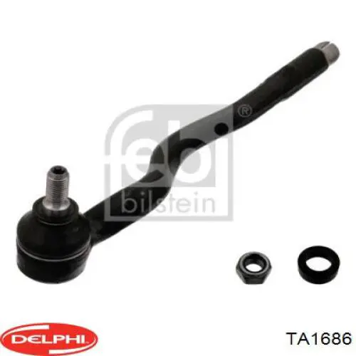 Наконечник рульовий Delphi TA1686 ціна, від 17.87 USD