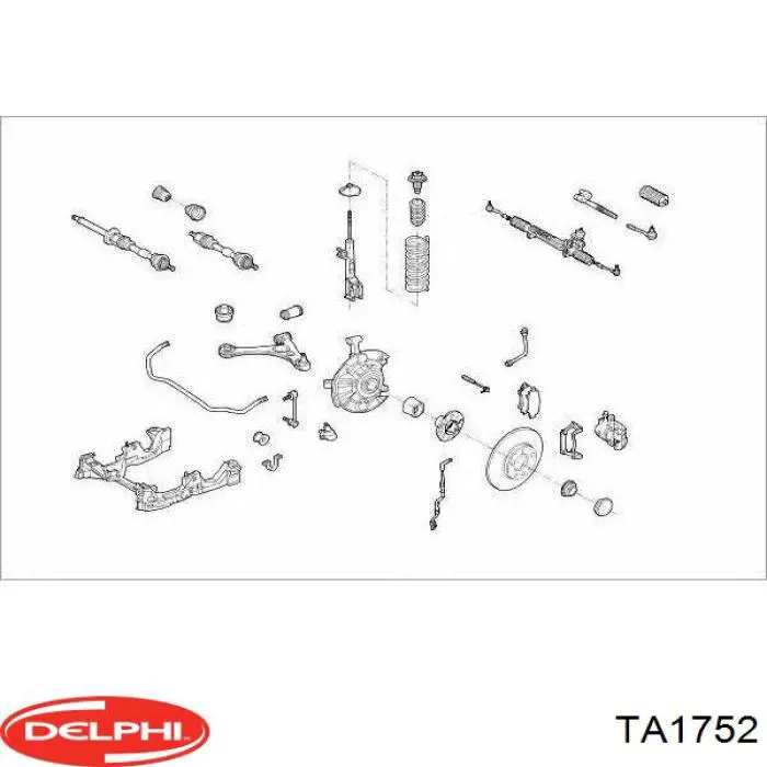 Тяга рульова Delphi TA1752