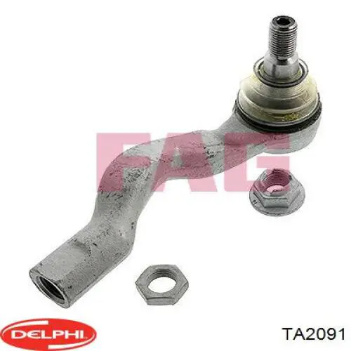 Наконечник рульовий Delphi TA2091 ціна, від 17.61 USD