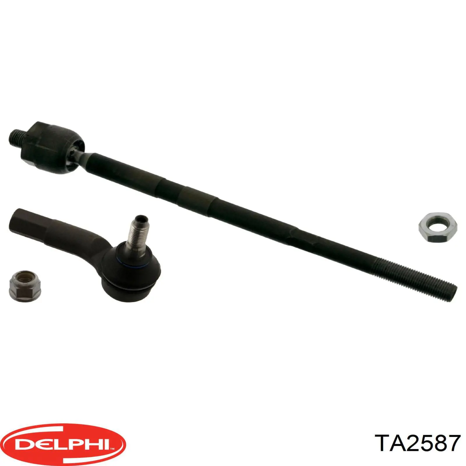 Тяга рульова поперечна Delphi TA2587 ціна, від 17.22 USD