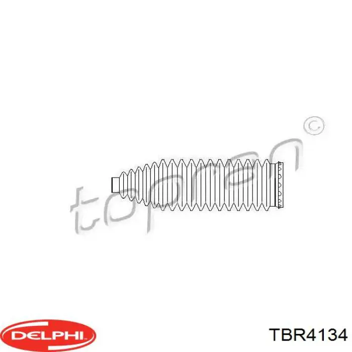 Купити TBR4134 Delphi Пильник тяги