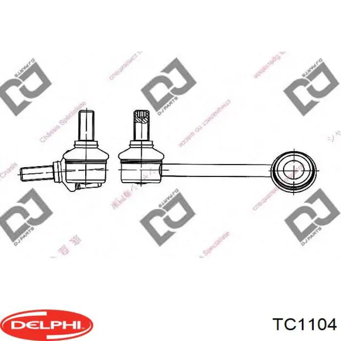 Тяжка стабілізатора, переднього, ліва Delphi TC1104 ціна, від 7.90 USD
