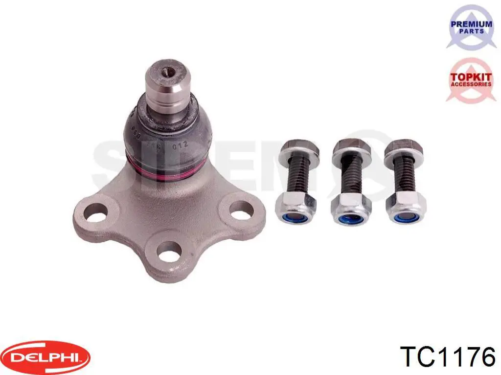 Кульова опора, нижня Delphi TC1176 ціна, від 10.18 USD