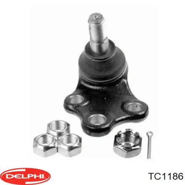 Кульова опора, нижня, права Delphi TC1186 ціна, від 16.95 USD