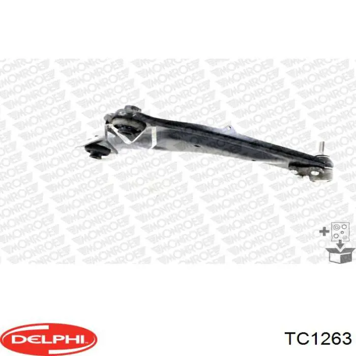 Купити TC1263 Delphi Лівий важіль передній нижній підвіски