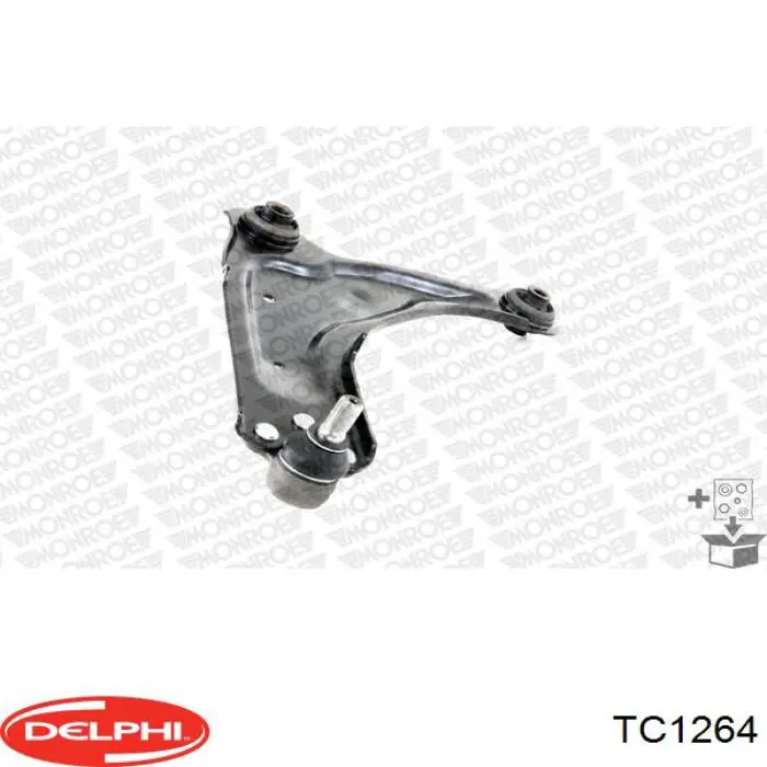 Важіль передньої підвіски нижній, правий Delphi TC1264 ціна, від 49.56 USD
