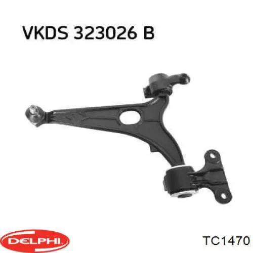 Купити TC1470 Delphi Лівий важіль передній нижній підвіски