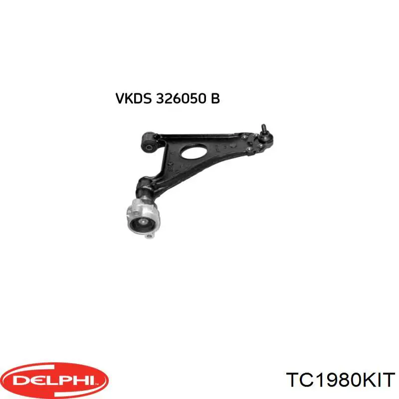 Наконечник рульовий Delphi TC1980KIT ціна, від 12.88 USD