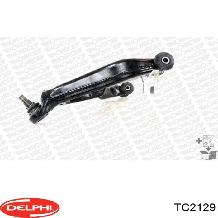 Правий важіль передній нижній підвіски Delphi TC2129