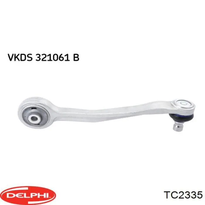Важіль передньої підвіски верхній, лівий Delphi TC2335 ціна, від 34.22 USD