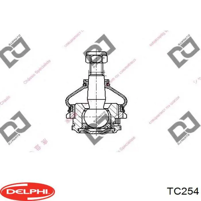 Купити TC254 Delphi Кульова опора, нижня