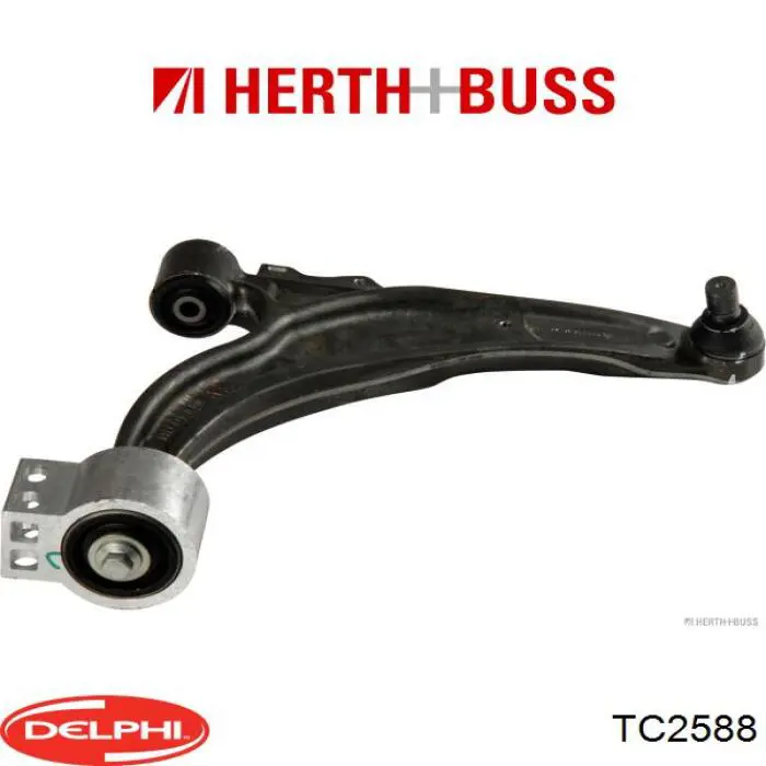 Важіль передньої підвіски нижній, правий Delphi TC2588 ціна, від 108.88 USD