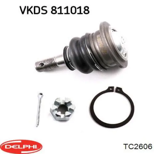 TC2606 Delphi Кульова опора, верхня