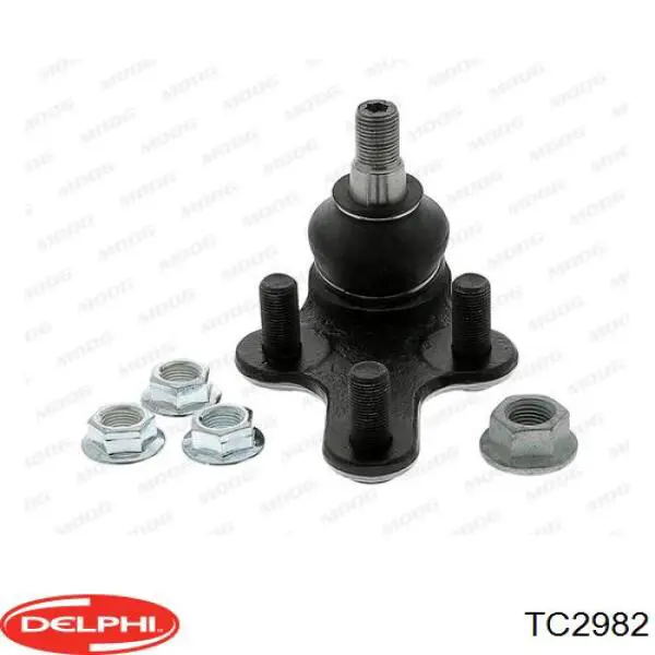 Кульова опора, нижня Delphi TC2982 ціна, від 16.47 USD