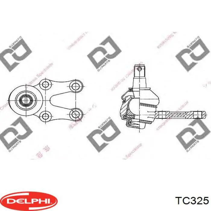Кульова опора, нижня TC325 Delphi