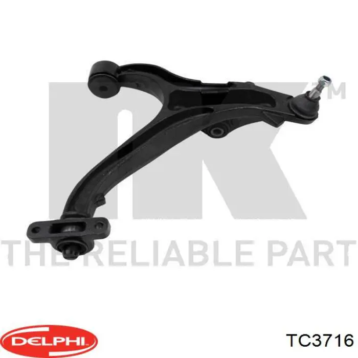 Важіль передньої підвіски нижній, правий Delphi TC3716 ціна, від 233.88 USD