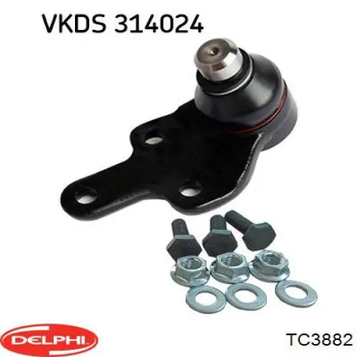 Купити TC3882 Delphi Кульова опора, нижня, ліва