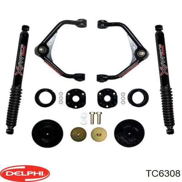Правий важіль передній нижній підвіски Delphi TC6308