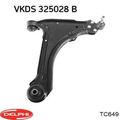 Важіль передньої підвіски нижній, правий Delphi TC649 ціна, від 43.79 USD