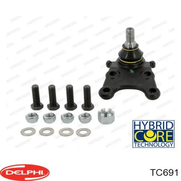 Кульова опора, нижня Delphi TC691 ціна, від 21.29 USD
