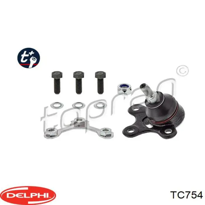 Купити TC754 Delphi Кульова опора, нижня, права